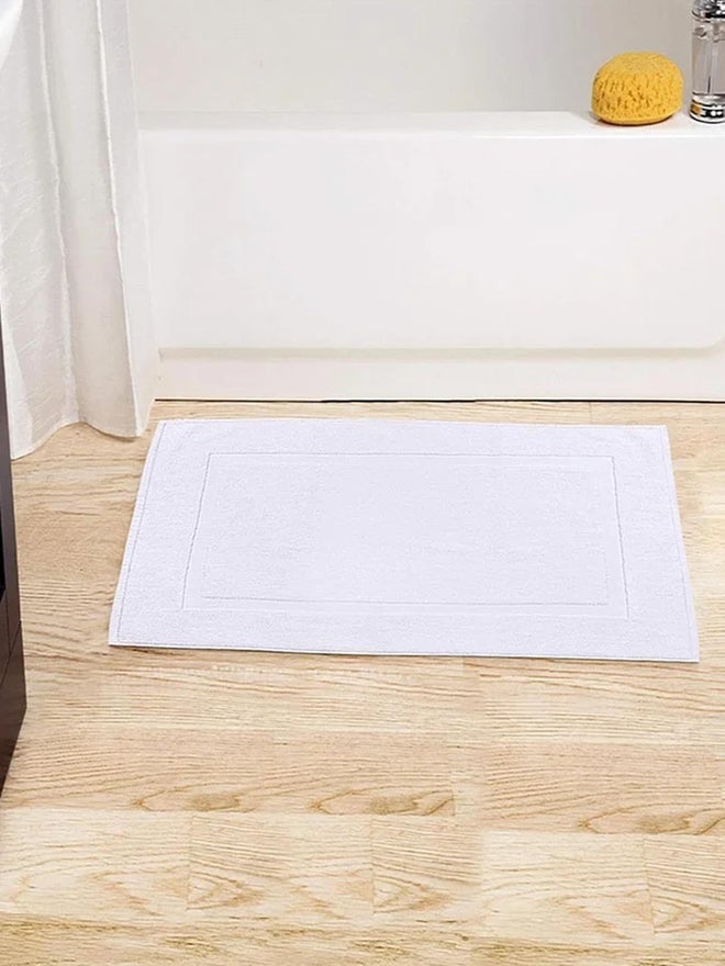 1CHASE Pack of 2 - Towels Cotton Banded Bath Mats, 50x80cm - Image 3