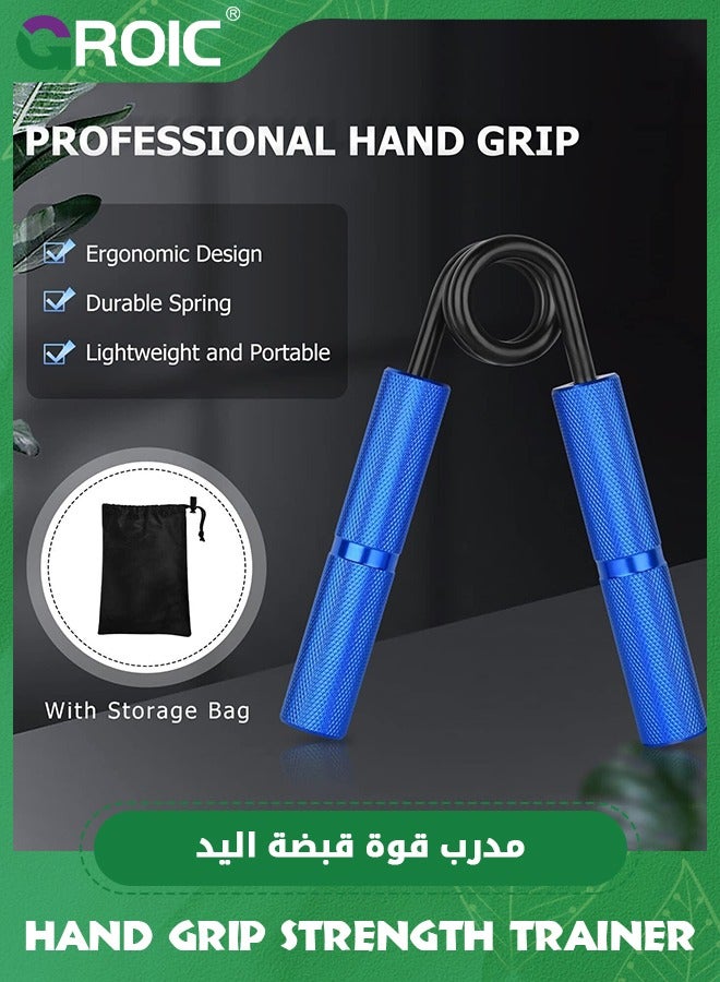 GROIC 3 Pcs Hand Grip Strengthener Set (150, 200, 250 lbs), Metal Grip Strength Trainer, Crushing Pinching Grip Trainer, Forearm Exerciser, Gripper Fitness Equipment,Hand Grip Strengthener Set  - Image 2