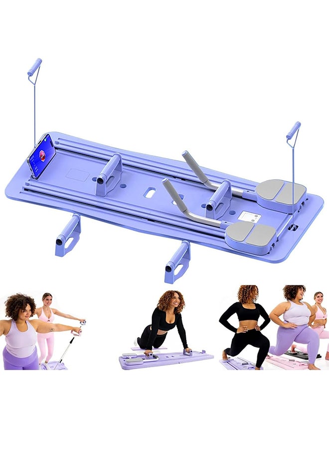 Max Strength Multifunctional Portable Abdominal Workout Board Plank Trainer Pilates (Purple) - Image 1
