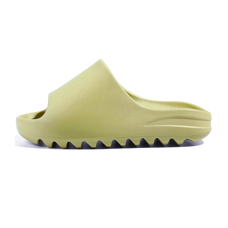 Mens Trendy Summer Beach Slides Thick Sole Matcha color 