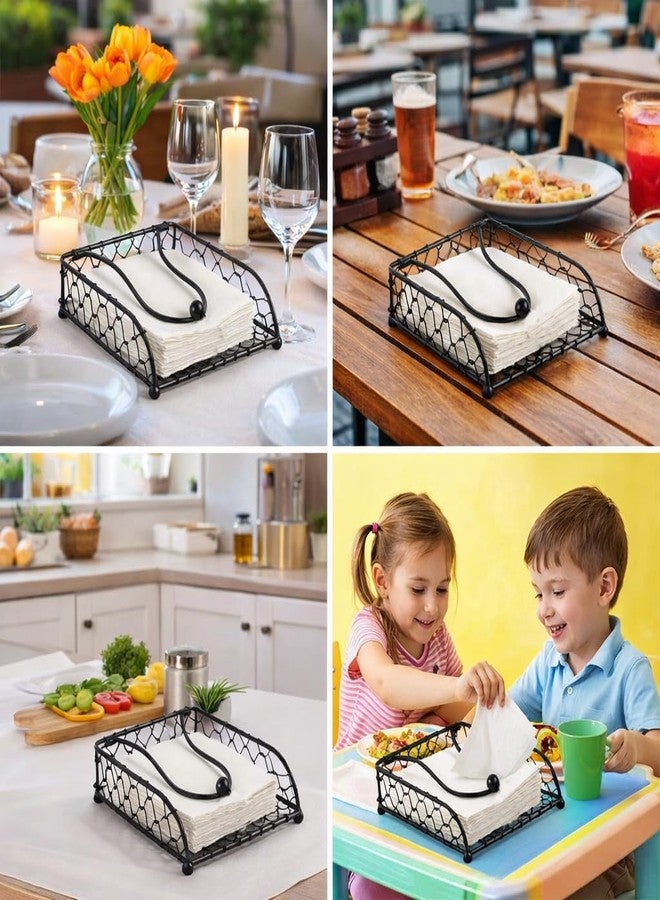 Frescorr - Napkin Holder for Table, Fits 5-7" Napkins - Windproof Dispenser for Kitchen, Coffee Bar, Cocktail Bar - Image 4
