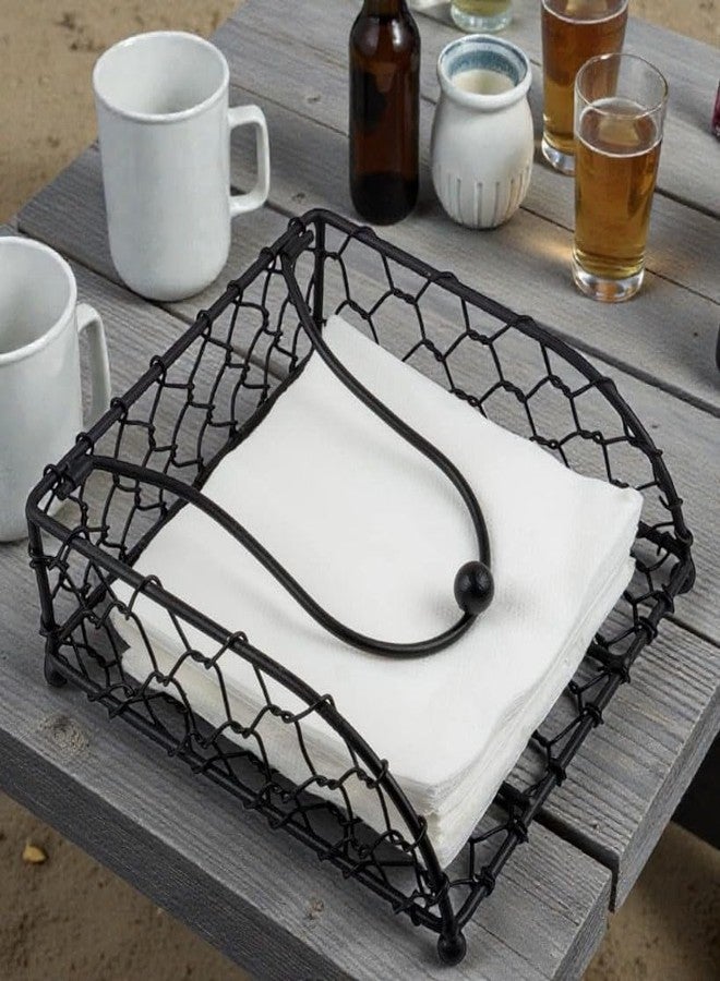 Frescorr - Napkin Holder for Table, Fits 5-7" Napkins - Windproof Dispenser for Kitchen, Coffee Bar, Cocktail Bar - Image 3