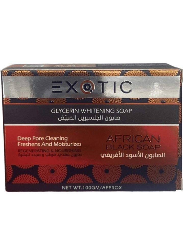 Glycerin Whitening Soap African Black Soap 100 g