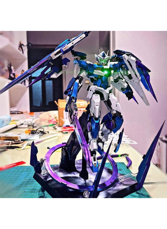 Generic - Gundam Assembled Model MG Attacks Free MB Red Heretic Phoenix Perfect Unicorn Mech Handmade Toy-Color:MG-hirm Flying Wings + Big Wings + Weapons + Collection And Delivery Tools-Specifications:11 Piece Set Of Tools To Send LED Lights - Image 1