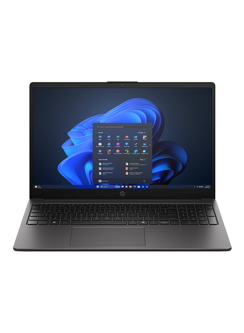 HP لابتوب 255 G10 (إصدار مطور) بشاشة 15.6 بوصة عالية الدقة بالكامل (1920 × 1080)، معالج AMD Ryzen 5-7535U/ذاكرة وصول عشوائي 16 جيجابايت DDR5/قرص صلب SSD سعة 512 جيجابايت/نظام تشغيل Windows 11 Pro/بطاقة رسومات AMD Radeon/ الإنجليزية/العربية - Image 1
