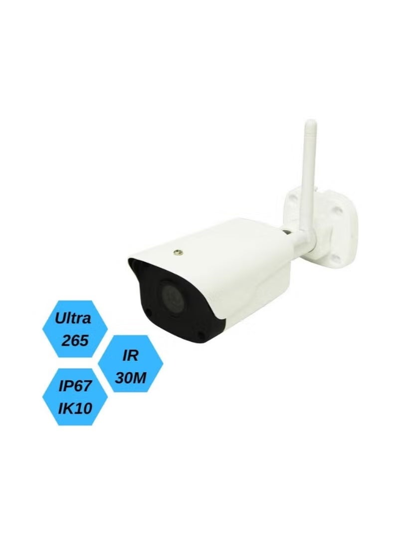 Wireless WiFi Security Camera Kit with NVR, 4 Outdoor Bullet IP Cameras, Network Surveillance System for Home & Business - Image 2