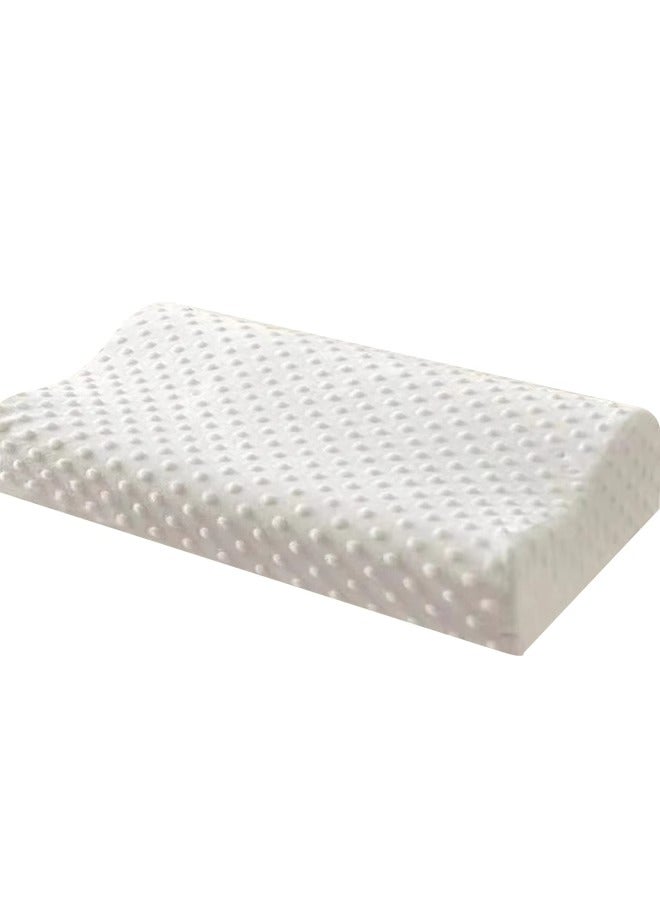 General Comfortable Pillow White Cervical Orthopedic Memory Foam Ergonomic Contour Pillow 60×40×12cm  - Image 2