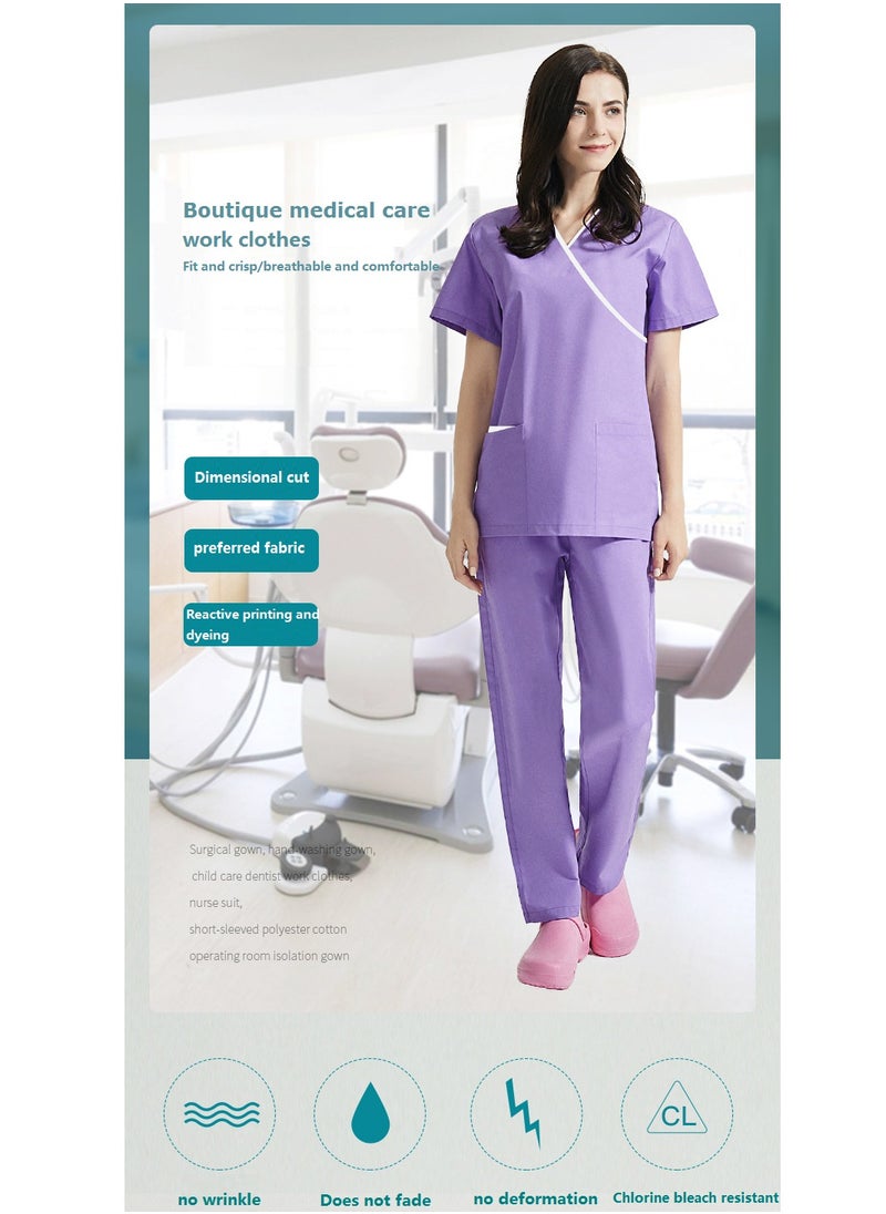 Gasin - Medical Scrub Suit Cotton Protective Clothing - Image 1
