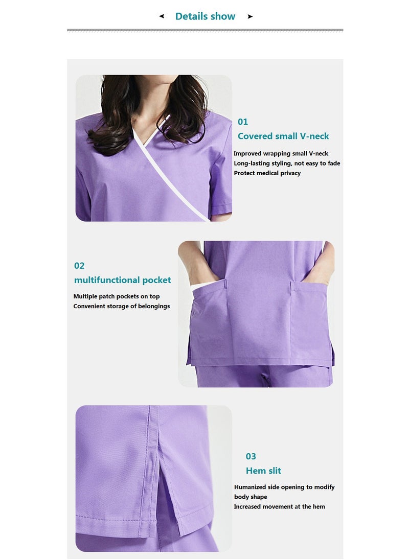 Gasin - Medical Scrub Suit Cotton Protective Clothing - Image 1