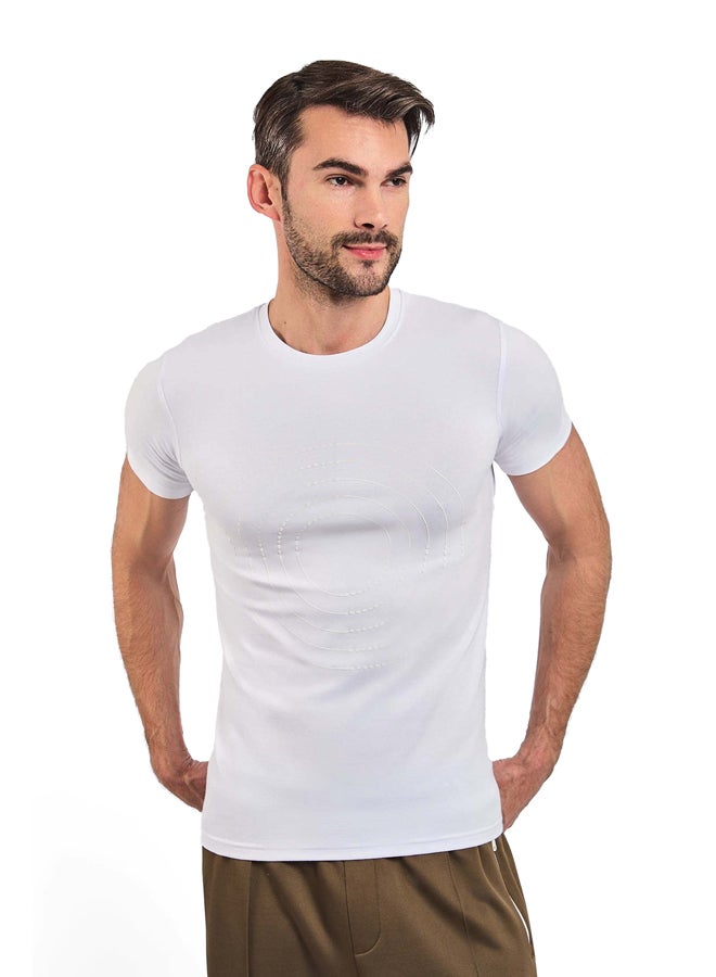 DALYDRESS Modern Fit Crew Neck Cotton T-Shirt - Image 1
