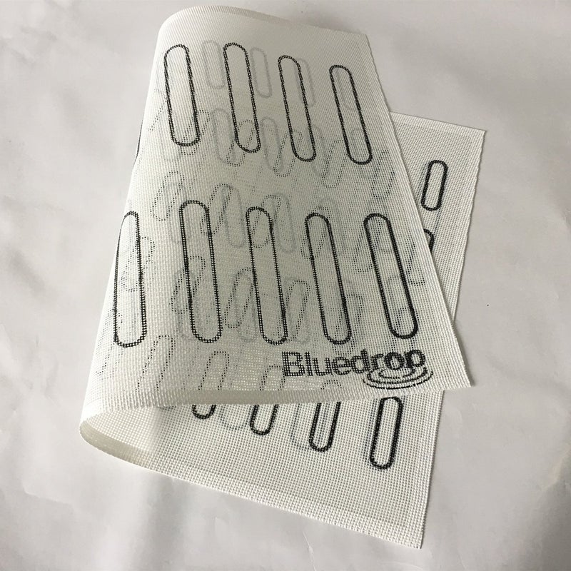 BLUE DROP Bluedrop Eclair Baking Sheets Perforated Silicone Baking Mats For Bread Cookies Open Mesh Non Stick Oven Liner - Image 2
