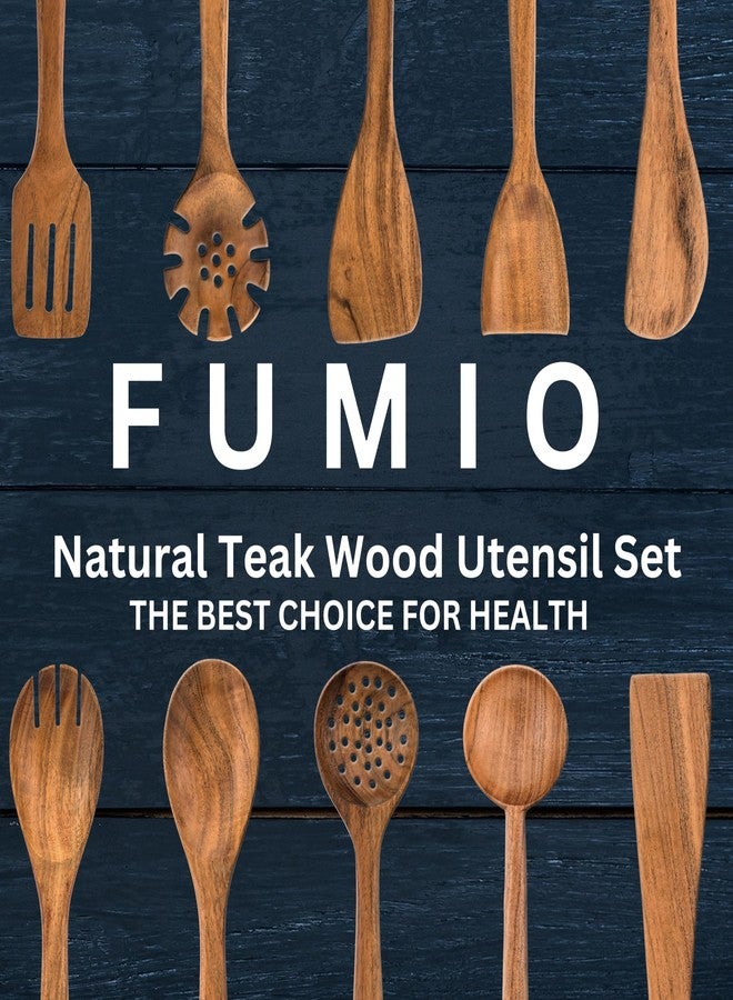 FUMIO ملعقة أرز خشبية من خشب الأكاسيا من فوميو، ملعقة خشبية طبيعية تقليدية مثالية للطهي الصحي، بمقبض طويل، مثالية للمقلاة والووك، ملعقة تقليب خشبية، ملعقة زاوية كاشطة - Image 3