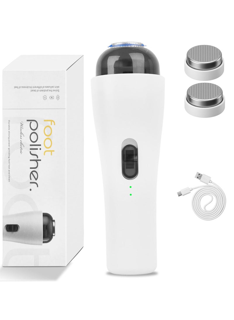 Excefore Electric Callus Remover for Feet, Pedicure Kit Rechargeable Foot File,Professional Pedicure Tools, Feet Scrubber Dead Skin,Foot Care kit with Alloy Grinding Head - Image 1