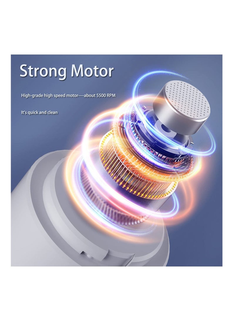 Excefore Electric Callus Remover for Feet, Pedicure Kit Rechargeable Foot File,Professional Pedicure Tools, Feet Scrubber Dead Skin,Foot Care kit with Alloy Grinding Head - Image 3