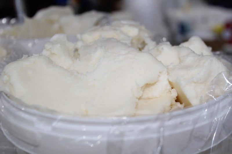 3CAYG 5lb Pail White Refined Shea Butter Deoderized Skin and Hair Body Butter Use for Soapmaking and Whipped Body Butter - Image 3