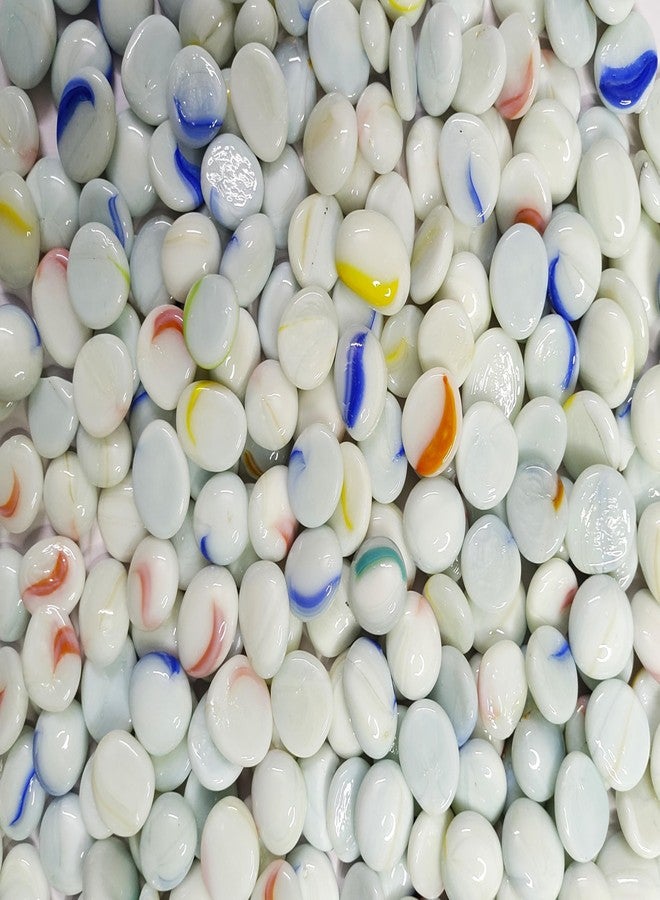 DS1 Glass Pebbles Decorative Glass Stones for Aquariums, Fish Tank, Fireplace, Vase Filler, Plants Pot, Garden, Lawn, Table Decor for Indoor and Outdoor Home Décor (Mix Wave, 1.0 Kg) - Image 3