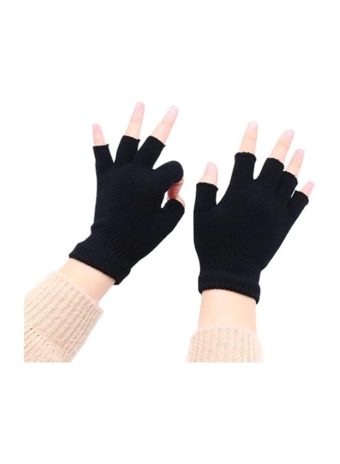 Half-finger gloves | Hand Screen Friendly and Technologically Advanced Clothing | Gloves for letters in cold weather | Screen Gloves | Technology-ready gloves for the winter. - Image 4