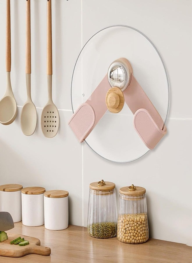 IQS Enterprise Pot lid holder with suction cup, Wall Mounted Storage Rack Multipurpose Adjustable Pot Lid Holder Organizer For Kitchen, Cabinets, hotel Daily Use (1) - Image 2