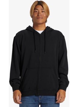 Salt Water Zip Hoodie Men's Sweatshirt AQYFT03330-KVJ0 Black