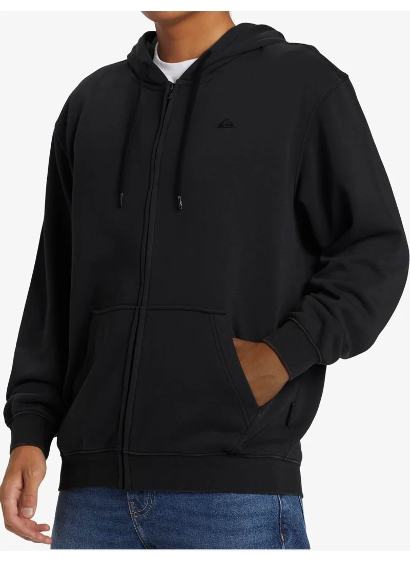 QUIKSILVER Salt Water Zip Hoodie Men's Sweatshirt AQYFT03330-KVJ0 Black