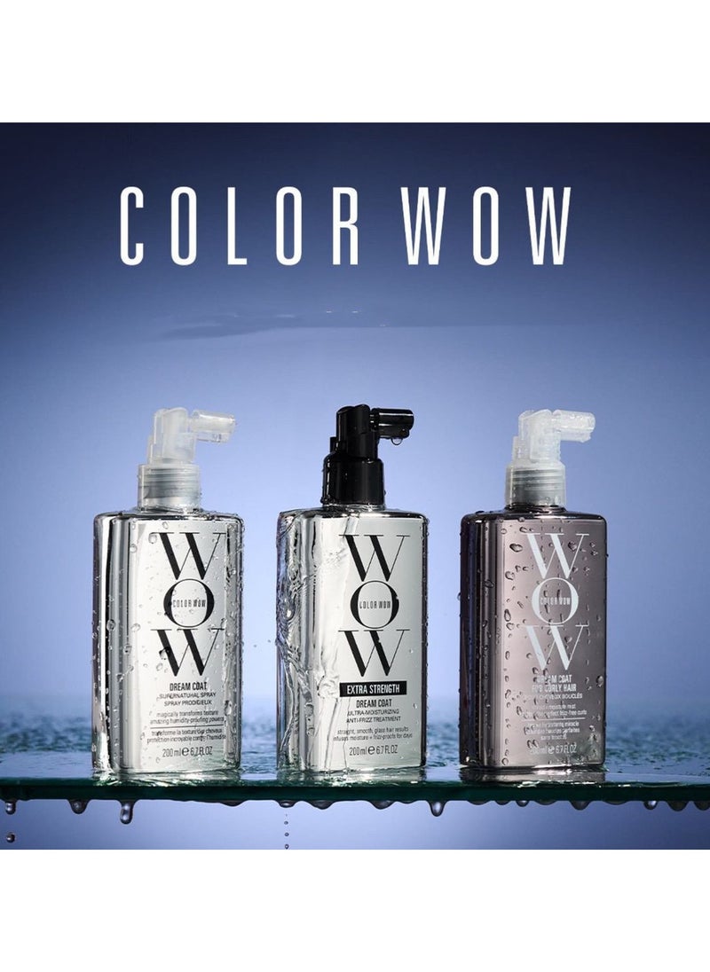 Color Wow - COLOR WOW Extra Strength Dream Coat, powerful, ultra moisturizing, anti humidity treatment for extremely frizz prone hair; glassy smooth, straight + frizz resistant styles for up to 3-4 washes - Image 1