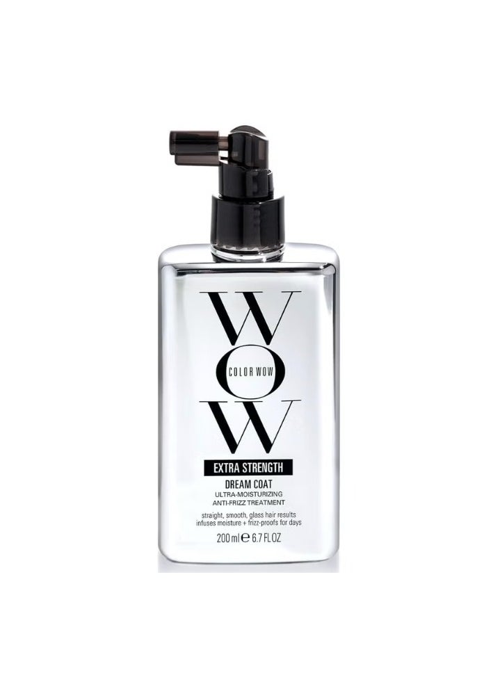 Color Wow - COLOR WOW Extra Strength Dream Coat, powerful, ultra moisturizing, anti humidity treatment for extremely frizz prone hair; glassy smooth, straight + frizz resistant styles for up to 3-4 washes - Image 1