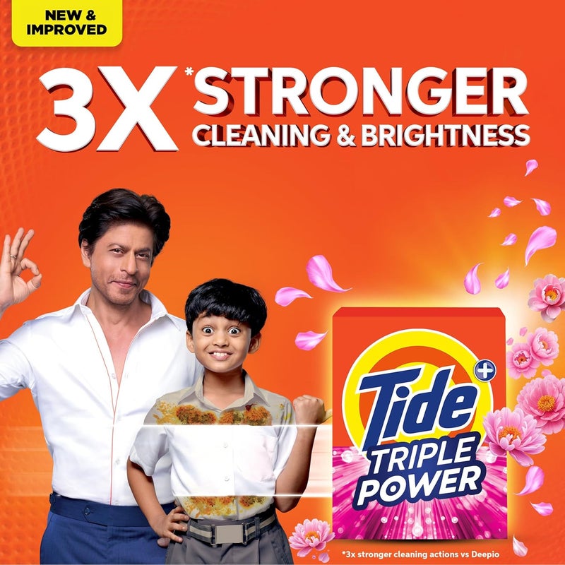 Tide Fast Action Laundry Detergent Powder with Floral Breeze, 2.25 KG - Image 2