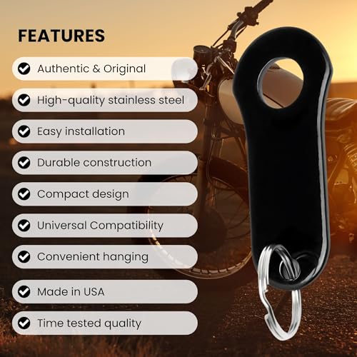Guardian Bell Black Bell Hanger Universal Fit for Motorcycles | Steel Construction with Black Powder Coating | Made in the USA - Image 3