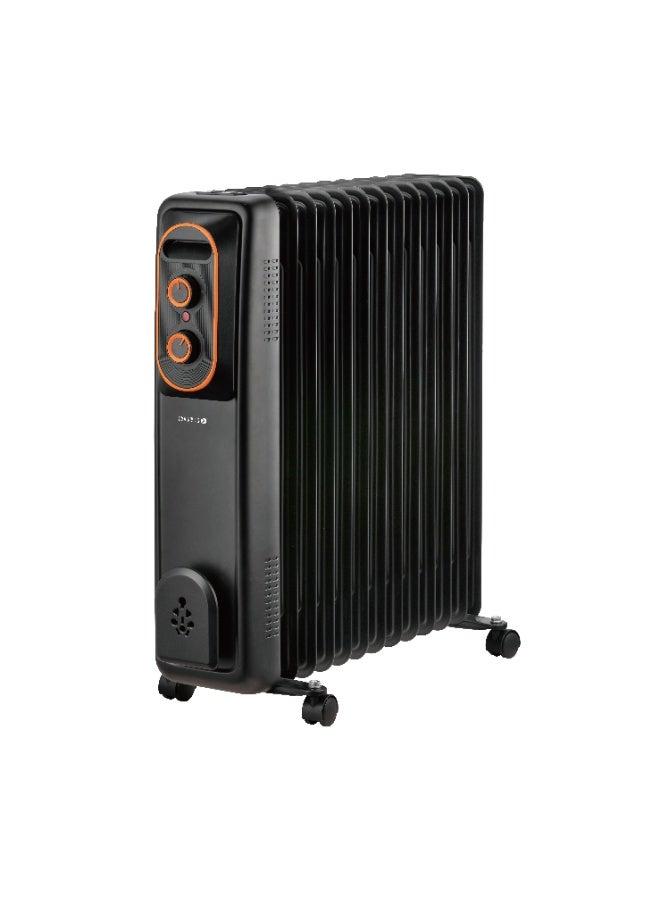 دوتس دفاية زيتية بقدرة 2500 واط – 13 زعنفة تسخين، منظم حرارة قابل للتعديل، تشغيل صامت وحماية من الحرارة الزائدة – تصميم محمول مثالي للمنزل والمكتب-TTR113BO2 - Image 2