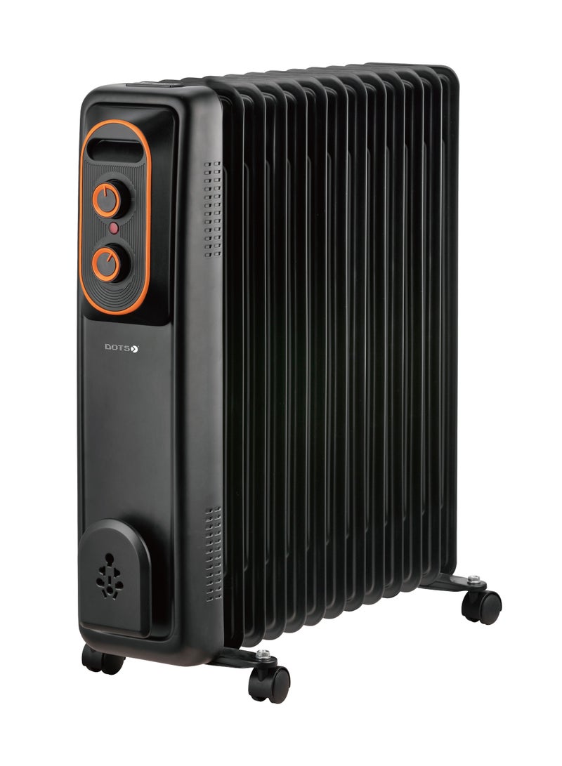 دوتس دفاية زيتية بقدرة 2500 واط – 13 زعنفة تسخين، منظم حرارة قابل للتعديل، تشغيل صامت وحماية من الحرارة الزائدة – تصميم محمول مثالي للمنزل والمكتب-TTR113BO2 - Image 1