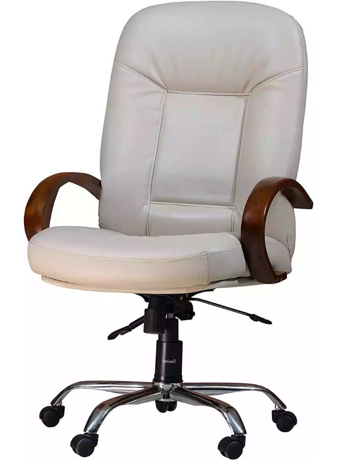 Generic Upgrade your workspace with a beige office chair—adjustable height and lumbar support for ultimate comfort and style!  - Image 3