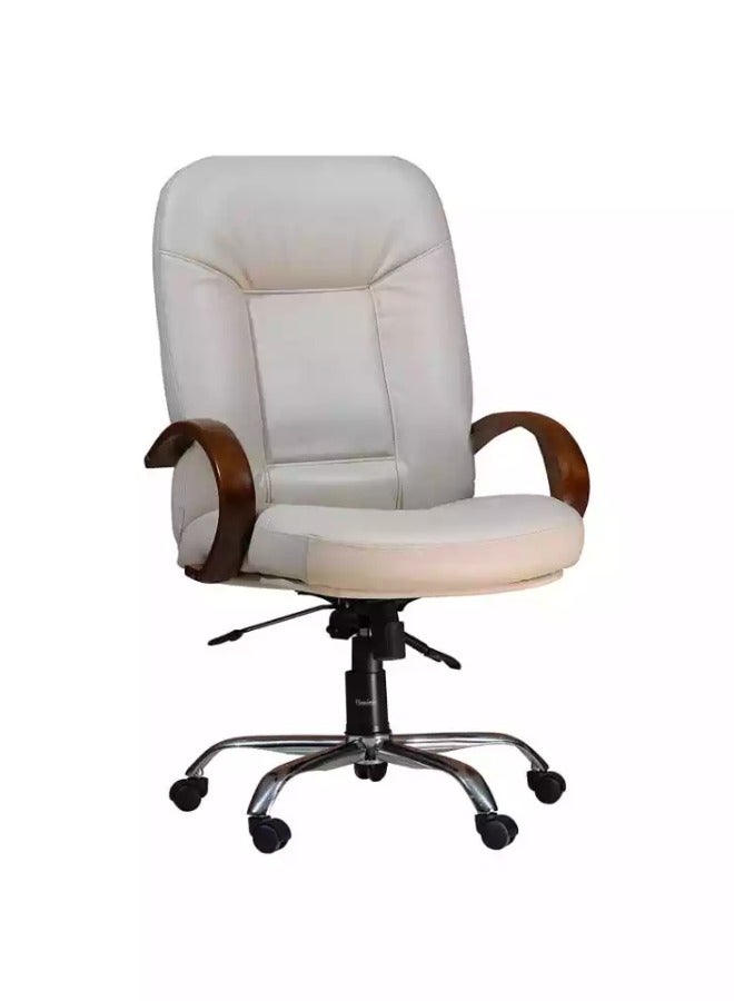 Generic Upgrade your workspace with a beige office chair—adjustable height and lumbar support for ultimate comfort and style!  - Image 4