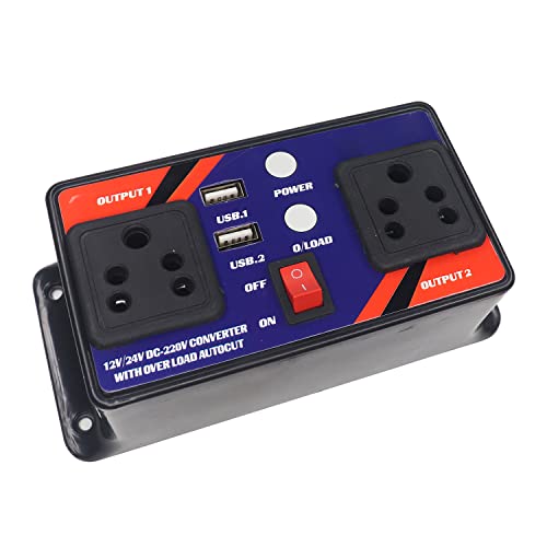 Electronicspices Electronic Spices Dc Converter with Overload Autocut 12v/24v SMPS Socket Board with 2 USB Port for Home and auto Mobile - Image 2