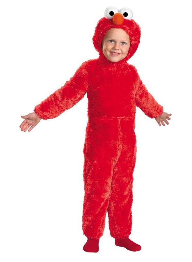 Sesame Street Sesame Street Elmo Comfy Costume, Officially Licensed Costume for Toddlers, Small (3T-4T) - Image 1