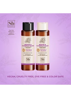 Soapbox Biotin & Superfruit Shampoo & Conditioner Set With Vegan Collagen Aloe And Shea Butter Pack Of 2 Sulfate Free Paraben Free Silicone Free Color Safe And Vegan Hair Products 16 Ounces Each  - Image 5