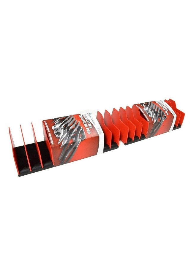 MLTOOLS Pliers Cutters Organizer Pro Nonslip Rubber Base Fuel & Solvent Resistant Durable Longlasting Tool Storage Box Rack 10 Tools Plier Made In Usa | P8248 (2 Pack) - Image 2