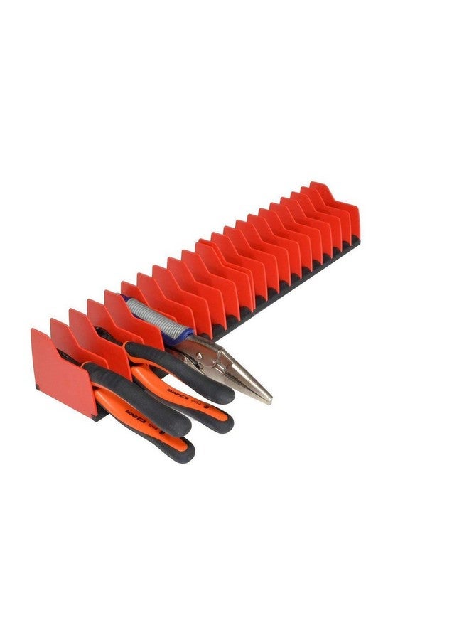 MLTOOLS Pliers Cutters Organizer Pro Nonslip Rubber Base Fuel & Solvent Resistant Durable Longlasting Tool Storage Box Rack 10 Tools Plier Made In Usa | P8248 (2 Pack) - Image 1