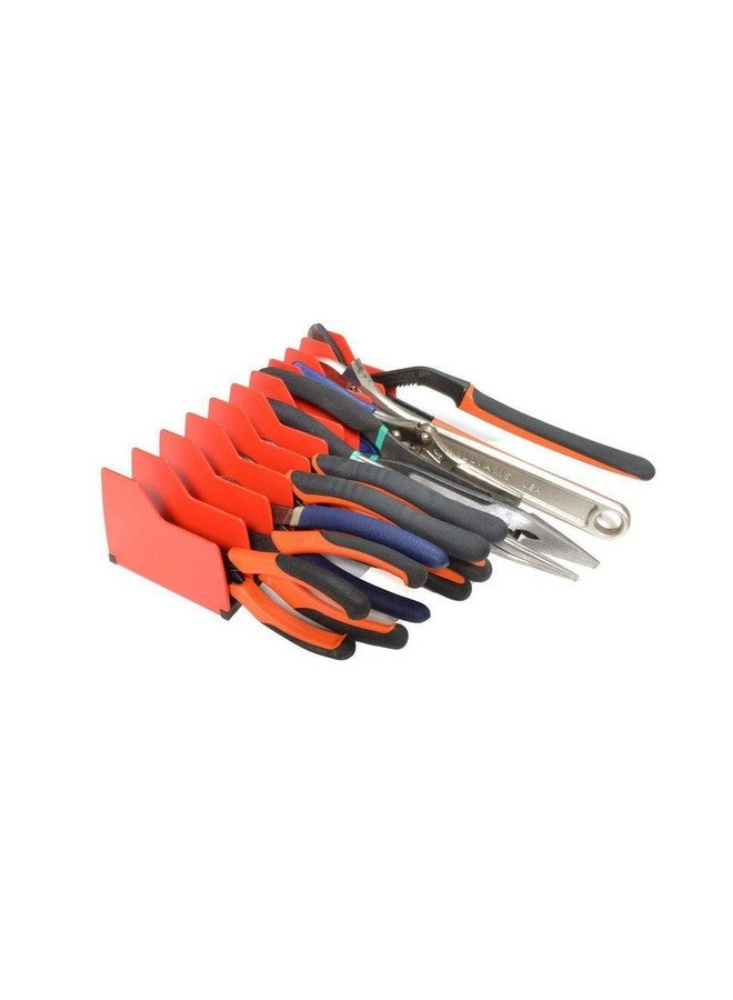 MLTOOLS Pliers Cutters Organizer Pro Nonslip Rubber Base Fuel & Solvent Resistant Durable Longlasting Tool Storage Box Rack 10 Tools Plier Made In Usa | P8248 (2 Pack) - Image 5