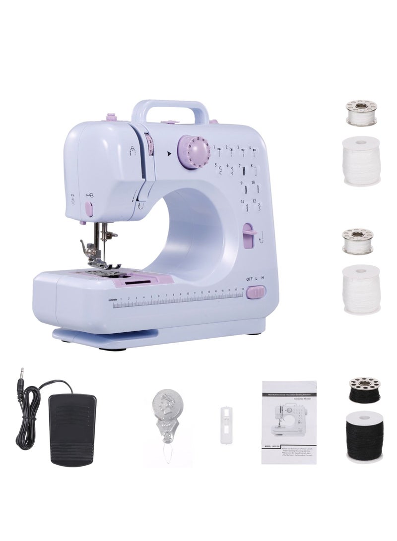 DubaiGallery Portable Sewing Machine Double Speeds for Beginner Art Craft 12 Stitches - Image 3