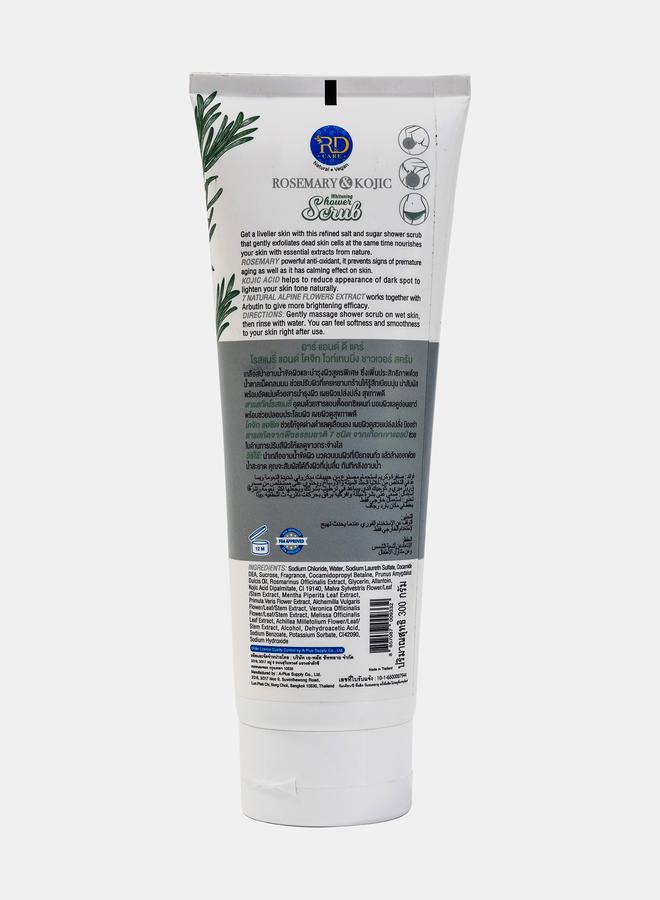 R&D Rosemary & Kojic Whitening Shower Scrub, 300 gm - Image 2