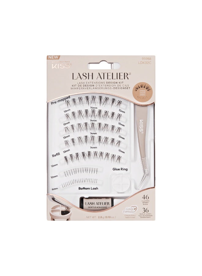 كيس طقم تصميم أتيليه كيس لاش الرموش LDK02C - Image 1