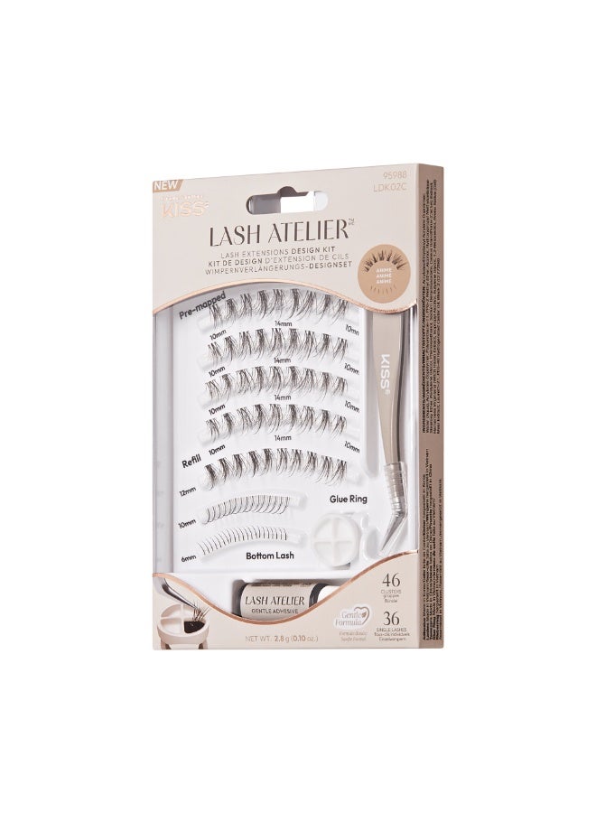 كيس طقم تصميم أتيليه كيس لاش الرموش LDK02C - Image 3