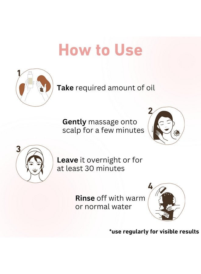 Pretty Me Prettyme Magical Hair Oil (100ml) For Hair Growth, Reduces Hair Fall & Dandruff | 100% Natural | For Men & Women With Almond, Bhringraj, Amla, Onion Seed, Coconut Oil - Image 4