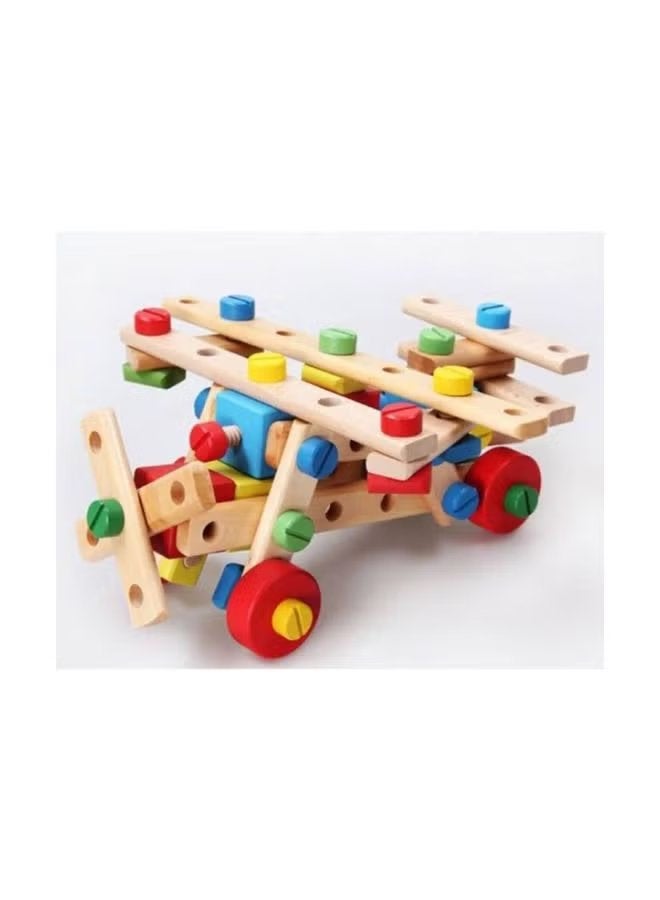 3 in 1 Tow Truck Sets are Wooden Construction Toys & Stem Compliant and Designed as Toddler Friendly Kids Building ToysWooden Construction Screw And Joints Set 3+ Years  - Image 4