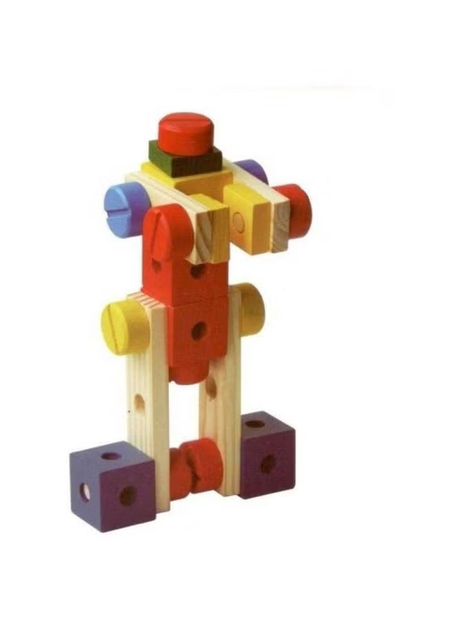 3 in 1 Tow Truck Sets are Wooden Construction Toys & Stem Compliant and Designed as Toddler Friendly Kids Building ToysWooden Construction Screw And Joints Set 3+ Years  - Image 3