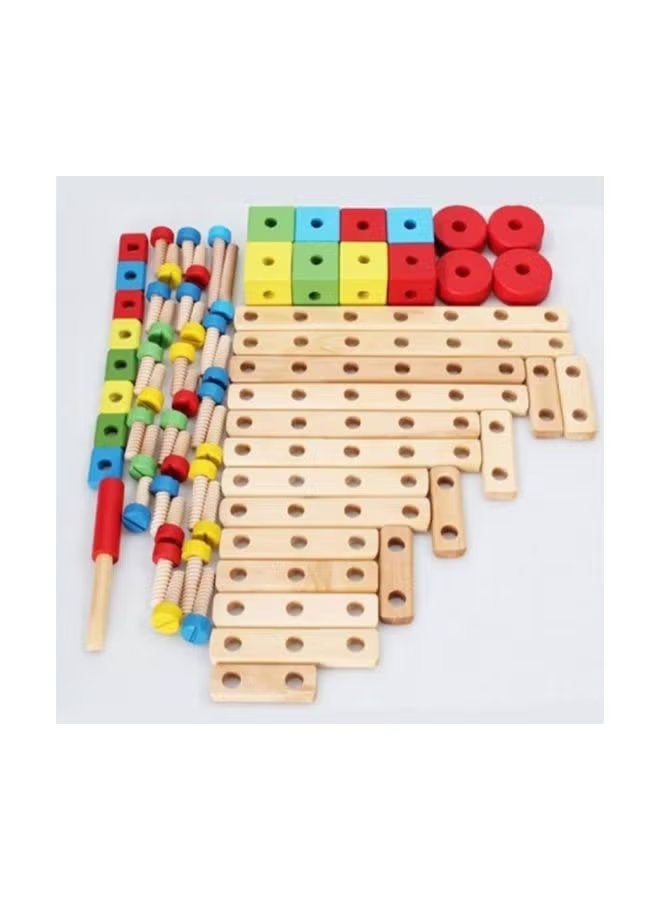 3 in 1 Tow Truck Sets are Wooden Construction Toys & Stem Compliant and Designed as Toddler Friendly Kids Building ToysWooden Construction Screw And Joints Set 3+ Years  - Image 5