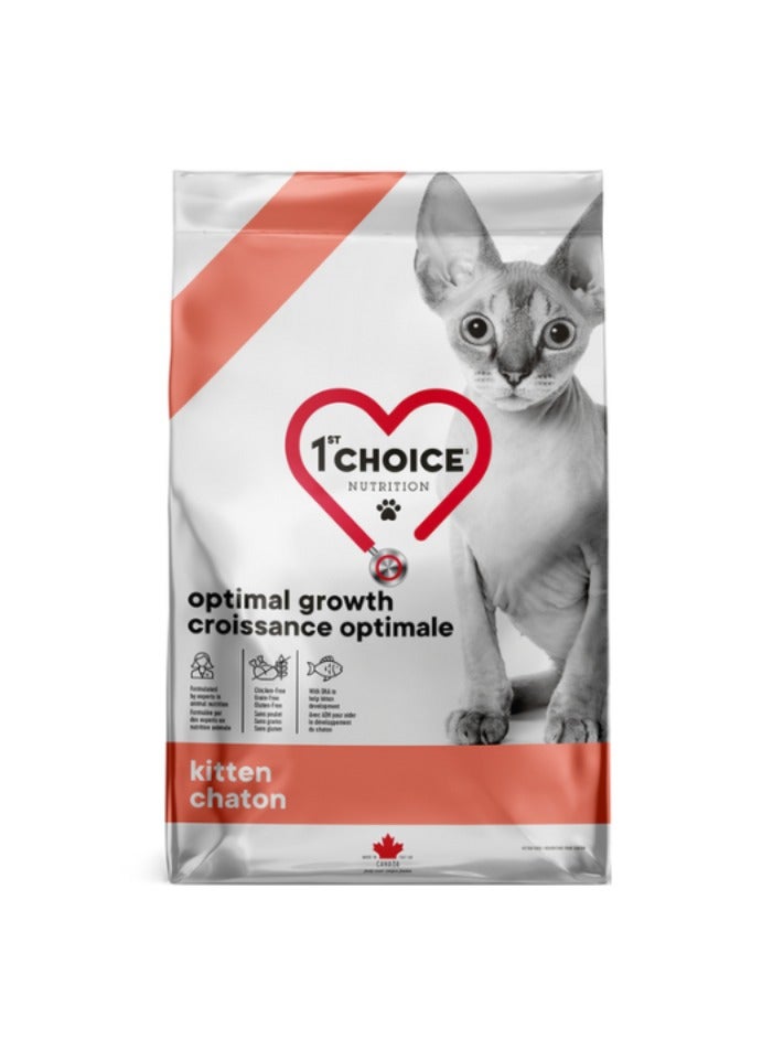 1st Choice Optimal Growth Fish Formula For Kitten Balanced Nutrition 1.8kg - Image 1