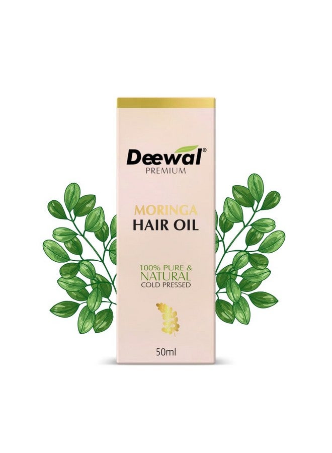 ديوال زيت شعر المورينجا | طبيعي 100% | مرطب عميق لشعر لامع وناعم للغاية | يعزز نمو الشعر | يقلل من تكسر الشعر وقشرة الرأس وجفاف فروة الرأس | حل عشبي للعناية بالشعر - Image 1