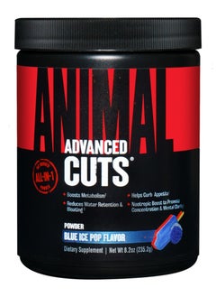 UNIVERSAL NUTRITION Animal Advanced Cuts Powder Blue Ice Pop 235.2g  - Image 1
