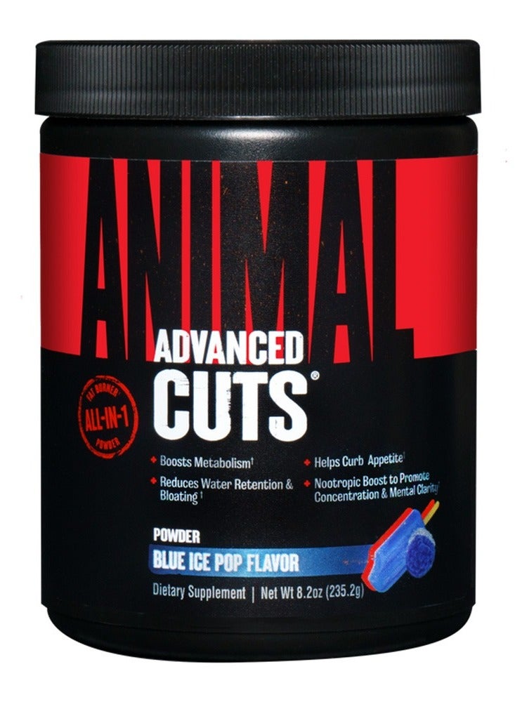 UNIVERSAL NUTRITION Animal Advanced Cuts Powder Blue Ice Pop 235.2g - Image 1